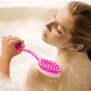 Back Body Shower Sponge Scrubber Brushes With Handle