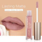 Make Up Waterproof Nude Lipstick Long Lasting Liquid Matte